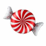 27'' Μπαλόνι Καραμέλα Κόκκινο Λευκό