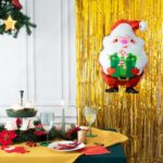 27″ Μπαλόνι Άγιος Βασίλης με δώρο - Image 2