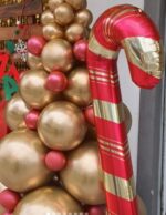 28'' Μπαλόνι Γλειφιτζούρι Κόκκινο - Χρυσό - Image 3