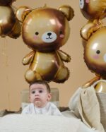 29" Μπαλόνι καφέ Αρκουδάκι - Image 3