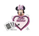 30″ Μπαλόνι γενεθλίων Minnie Mouse Personalized - Image 2