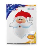 30" Μπαλόνι κεφάλι Άγιου Βασίλη - Image 2