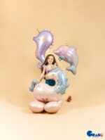 30" Μπαλόνι Θαλάσσιος Μονόκερος - Image 2