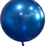 32" Μπαλόνι Chrome μπλε σφαίρα