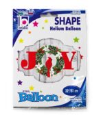 32" Μπαλόνι Ρουστίκ Πινακίδα "Joy" - Image 2