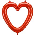 33″ Μπαλόνι κόκκινο Heart Frame