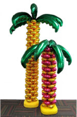 33" Μπαλόνι πράσινο φύλλο Φοίνικα - Image 2