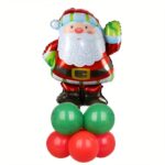 35" Μπαλόνι Άγιος Βασίλης με γαντάκια - Image 2