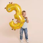 36″ Μπαλόνι Καμηλοπάρδαλη Αριθμός 3 - Image 2