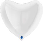 36" Μπαλόνι Λευκή Καρδιά