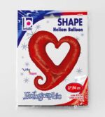 37'' Μπαλόνι κόκκινη Καρδιά με ουρίτσα - Image 2
