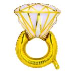 37" Μπαλόνι Μονόπετρο Χρυσό