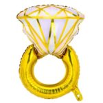 37" Μπαλόνι Μονόπετρο Χρυσό