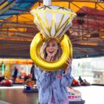 37" Μπαλόνι Μονόπετρο Χρυσό - Image 3