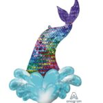 39" Μπαλόνι Ουρά Γοργόνας με πούλιες