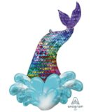 39" Μπαλόνι Ουρά Γοργόνας με πούλιες