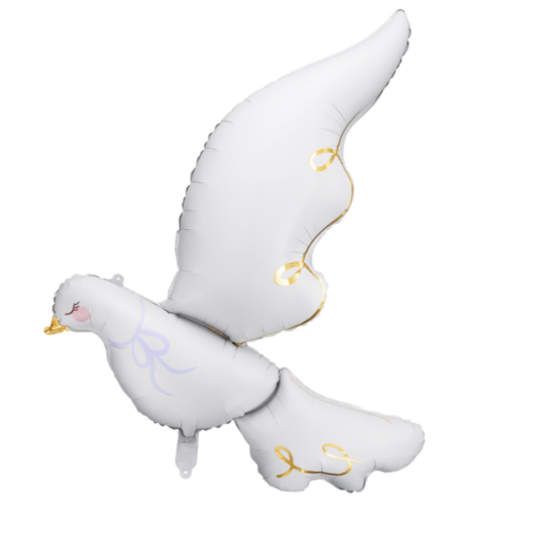 40" Μπαλόνι λευκό Περιστέρι