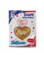 42'' Μπαλόνι Be Mine διπλή καρδιά - Image 2