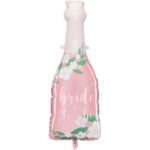 43" Μπαλόνι Σαμπάνια με λουλούδια "Bride to Be" - Image 5