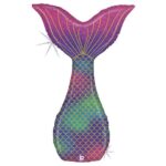 45" Μπαλόνι ουρά Γοργόνας γκλίτερ