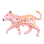 45" Μπαλόνι ροζ Λεοπάρδαλη