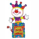 48" Μπαλόνι Ζογκλέρ Happy Birthday