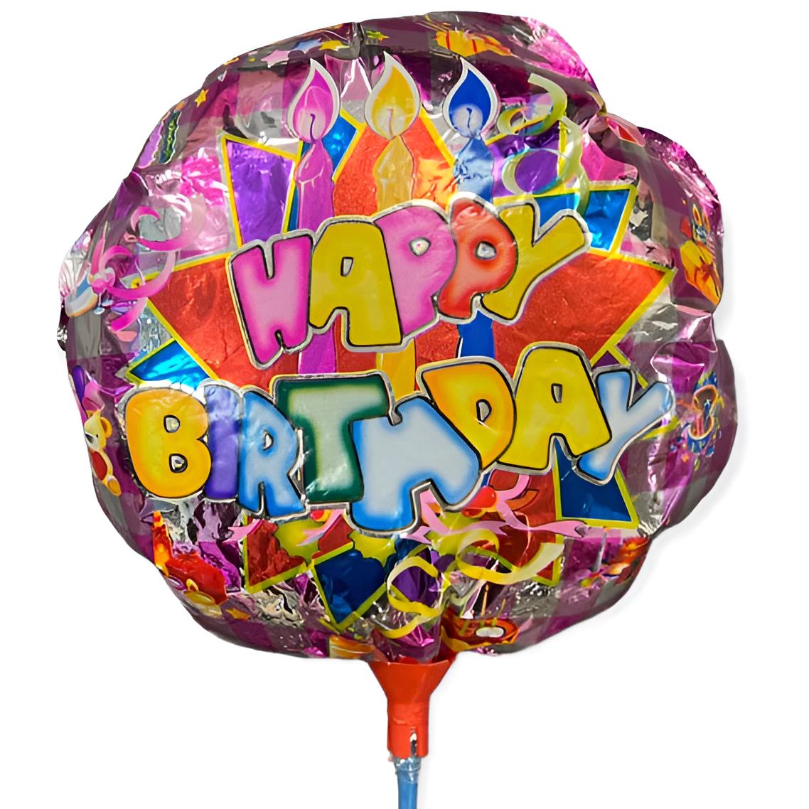 9" Μπαλονάκι Γενεθλίων με κεράκια