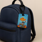 Bag Tag Hot Wheels Γαλάζιο - Image 2