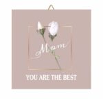 Ξύλινο καδράκι Best Mom