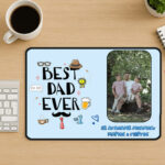 Mouse Pad Gaming - Best Dad Ever Με Όνομα