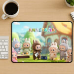 Mouse Pad Gaming - LABUBU Garden Party Με Όνομα