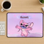 Mouse Pad Gaming - Stitch Angel Με Όνομα