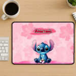 Mouse Pad Gaming - Stitch Pink Mood Με Όνομα