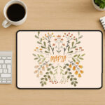 Mouse Pad Gaming - Λουλούδια Με Όνομα