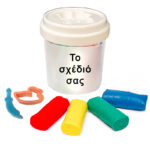 Βαζάκι με πλαστελίνες - Το δικό σου σχέδιο