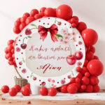 Αφίσα Βάπτισης Κεράσι 1,30μ. - Image 2