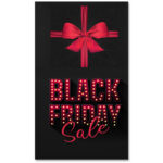 Αφίσα Black Friday Sale 1,30m