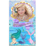 Αφίσα Πάρτυ με μήνυμα Γοργόνα 1,30m