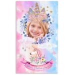 Αφίσα πάρτυ Μονόκερος με φωτογραφία - Image 2