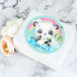 Αυτοκόλλητα αρκουδάκι Panda (6 τεμ)