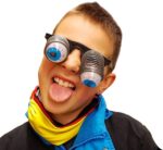 Αποκριάτικα Γυαλιά Μάτια με Ελατήριο - Image 2