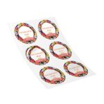 Αποκριάτικο Αυτοκόλλητο Ντελαπόνγκο (6 τεμ) - Image 2