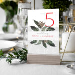 Αρίθμηση Τραπεζιών γάμου - Dusk Botanical (4 τεμ) - Image 3