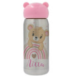 Παίδικο Παγούρι με ροζ καπάκι - Αρκουδάκι