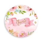 Αυτοκόλλητα με όνομα Φλοράλ (6 τεμ) - Image 2