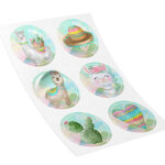 Αυτοκόλλητα Λάμα (6 τεμ)