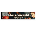 Banner με μήνυμα Halloween - Michael Myers