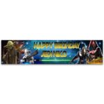 Banner με μήνυμα Star Wars