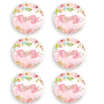 Κονκάρδες Φλοράλ (6 τεμ)