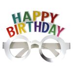 Χάρτινα Γυαλιά πάρτυ Happy Birthday (4 τεμ)